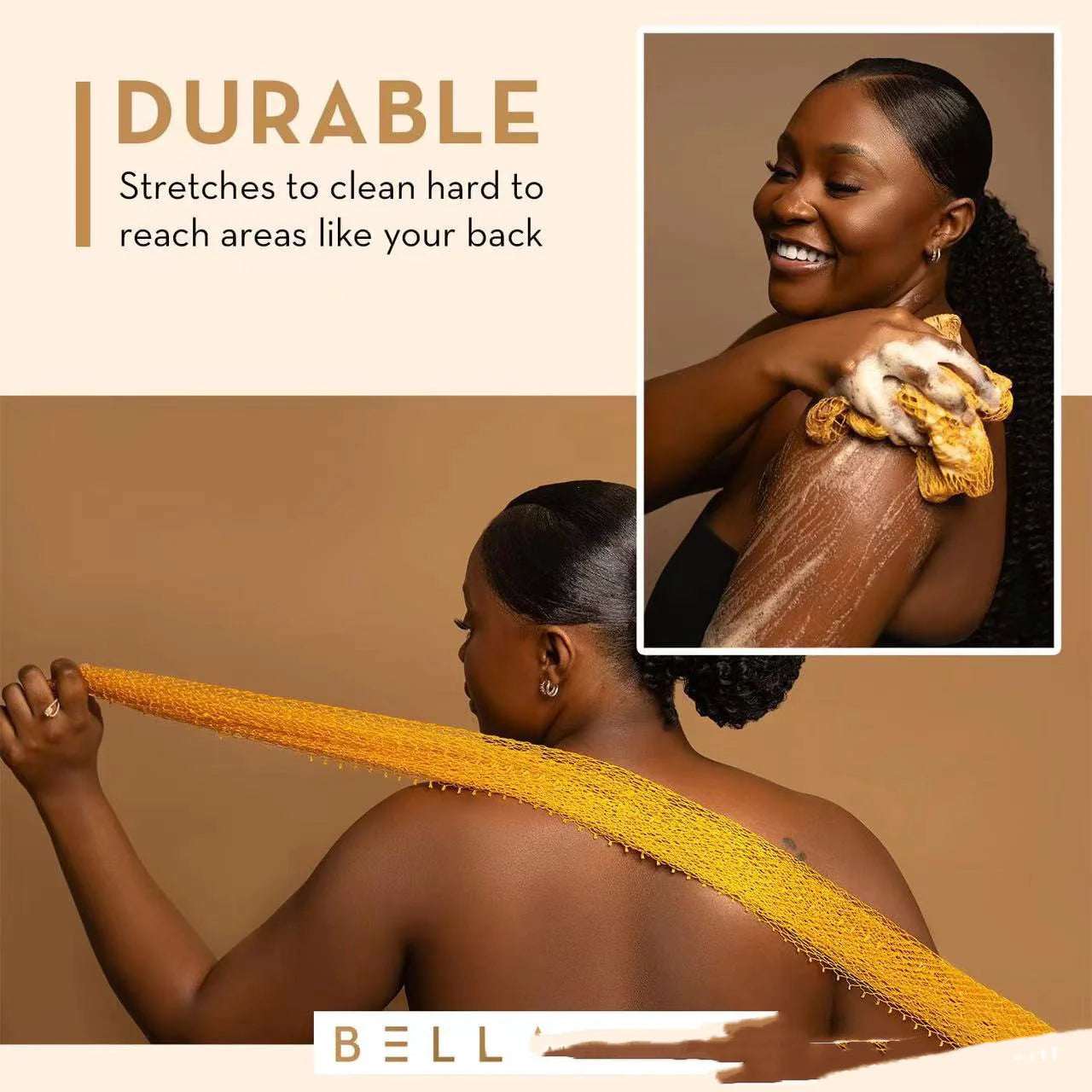 African Exfoliating Nylon Body Scrubber